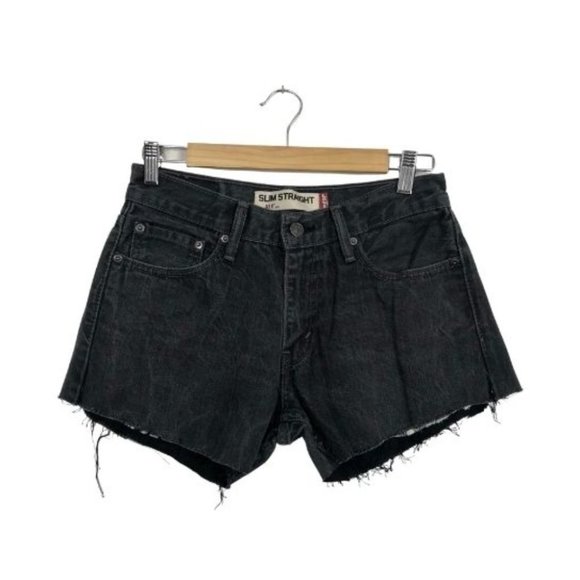 Levi's Black Jean Shorts - Picture 1 of 6
